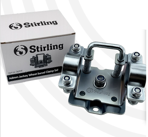 Stirling - Jockey Wheel Swivel Clamp Set 48mm - Image 2